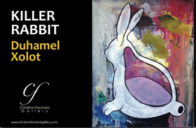 Duhamel Xolot's art exhibition, 'Killer Rabbit'