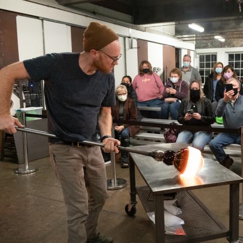 Free Tour + Glassblowing Demonstration